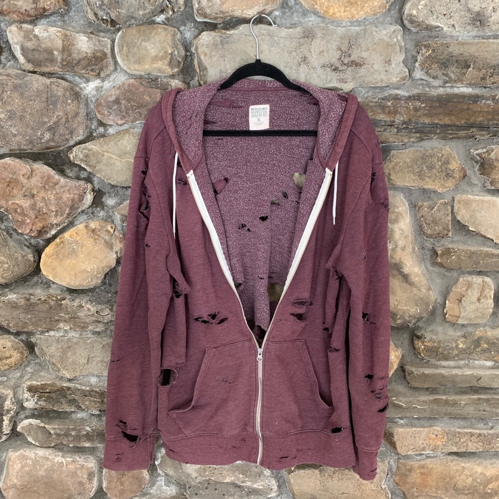 R3 destroyed zip up